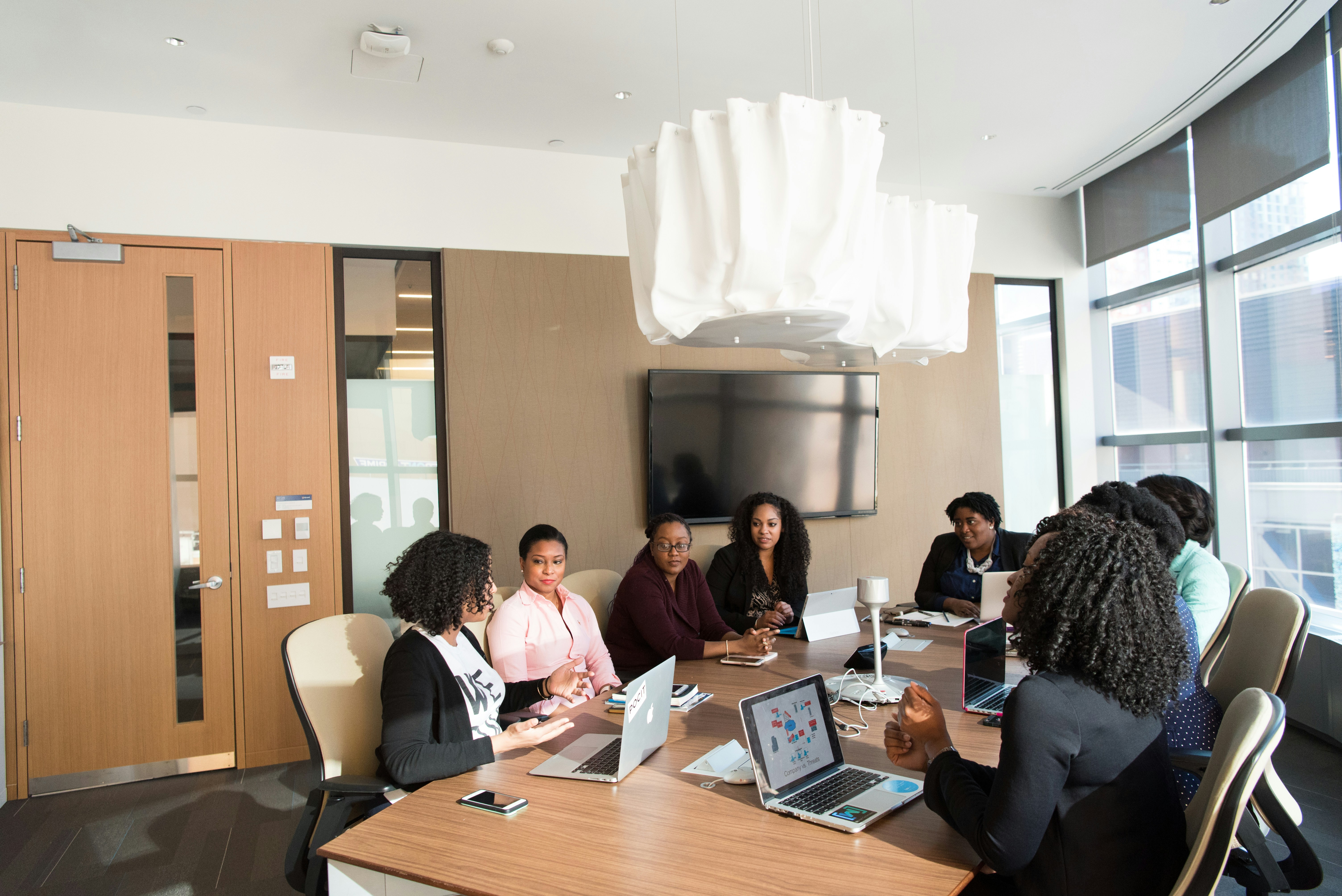 Professionals working inside The Work Centre serviced office in Nairobi